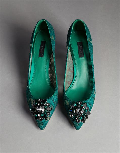 dolce gabbana pumps green|dolce and gabbana high heels.